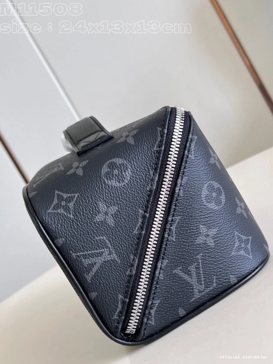 Official oldcobbler TOILETRY LOUIS BAG-24*13*13CM VUITTON 0723